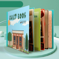 Thumbnail for Quiet Book™ - Książka edukacyjna - Rozwój umiejętności motorycznych
