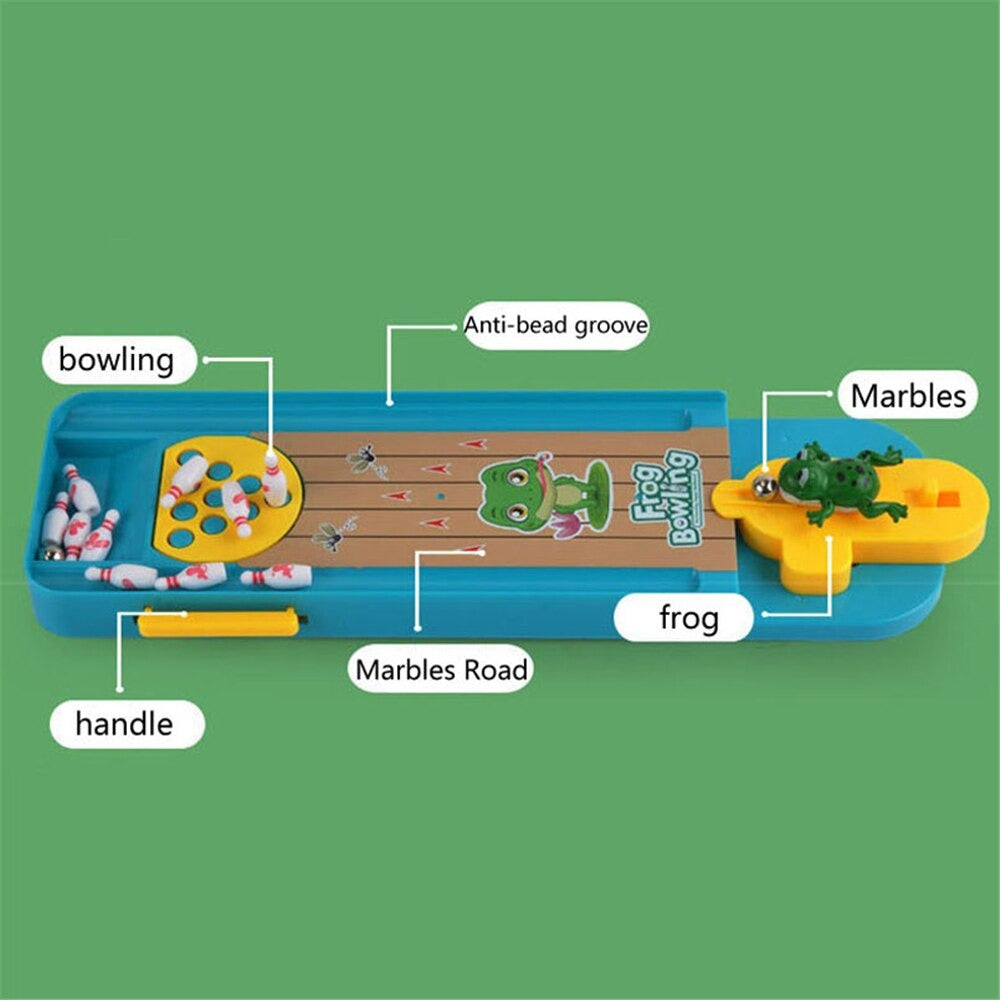 Frog Bowling™ - Mini kręgle - Rozwijanie umiejętności motorycznych