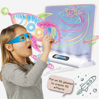 Thumbnail for Magic Drawing Board™ - Podświetlana tablica 3D - Tablet do rysowania