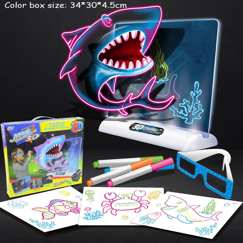 Magic Drawing Board™ - Podświetlana tablica 3D - Tablet do rysowania