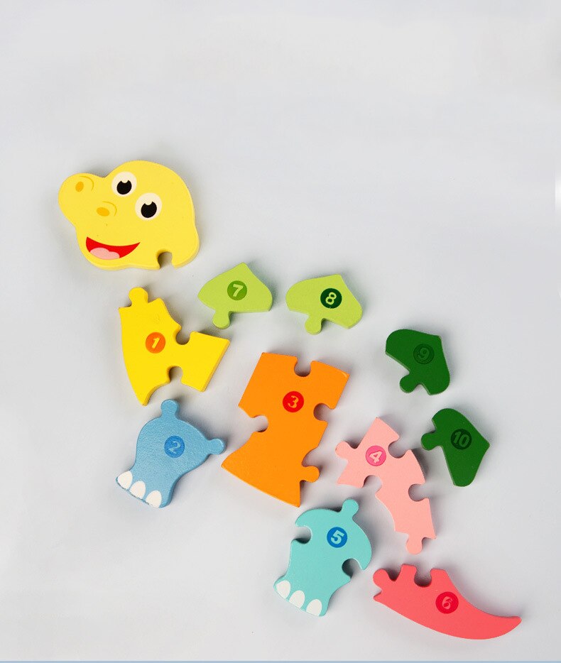 Woods™ - Puzzle ze zwierzętami - Kolorowa układanka dla dzieci