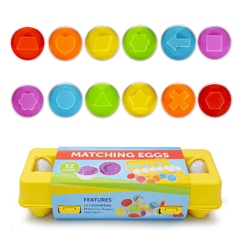Egg Puzzle™ - Układanka jajka - Sensoryczna zabawka dla dzieci