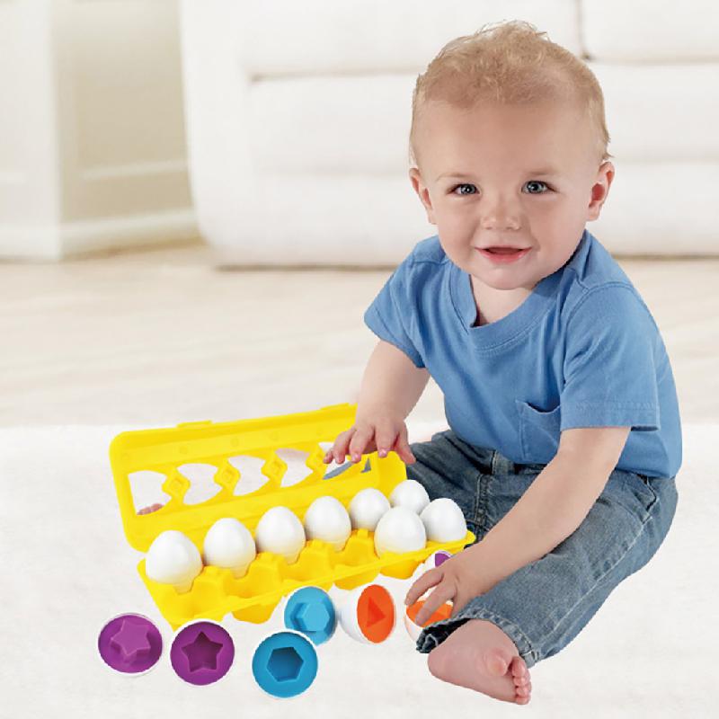 Egg Puzzle™ - Układanka jajka - Sensoryczna zabawka dla dzieci