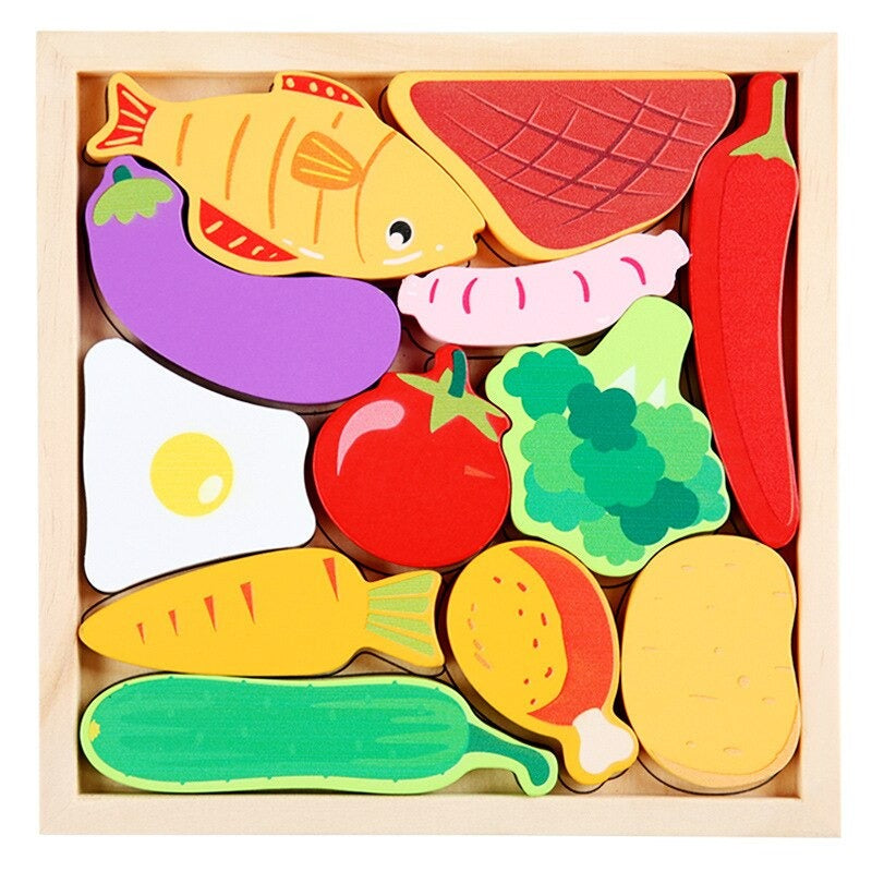Woods™ - Puzzle ramkowe - Drewniana układanka w ramce